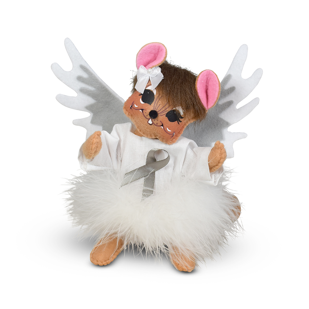 840322 6in Awareness Angel-gray
