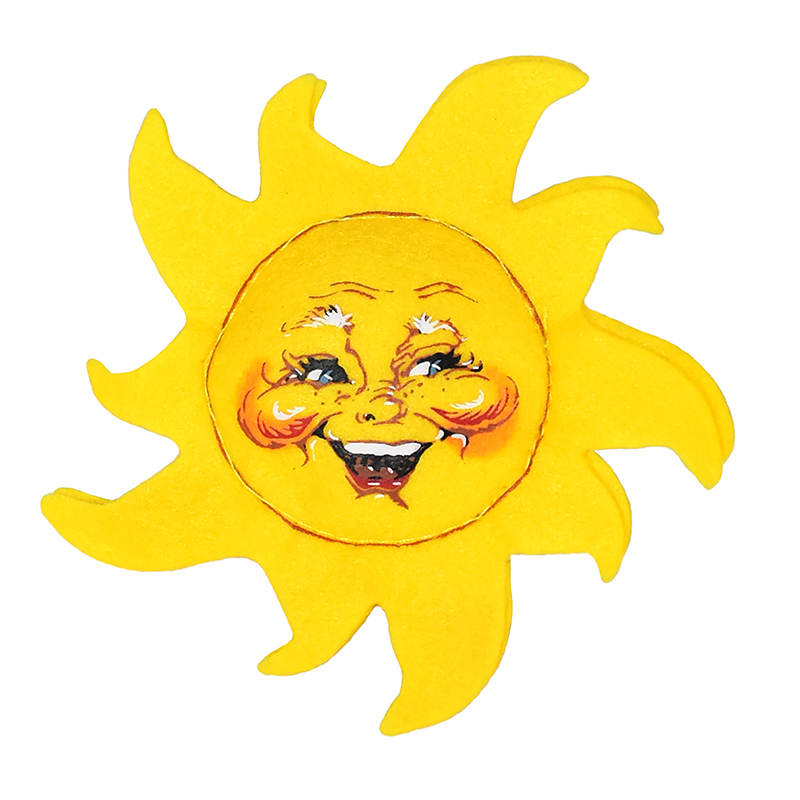 262423 3in Annalee Sunshine Pin
