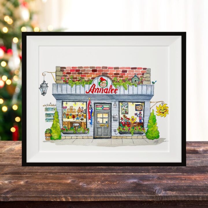 Annalee Dolls Watercolor Print