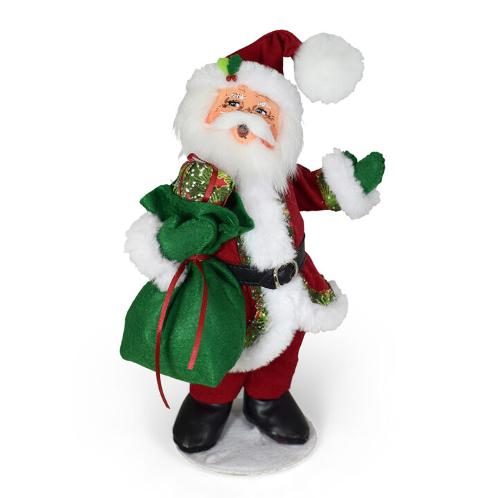 410424 9in Yuletide Santa
