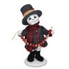 560124 9in Plaid and Pine Snowman