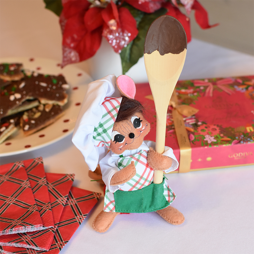 610624 6in Chef Mouse with Spoon-L-WEB