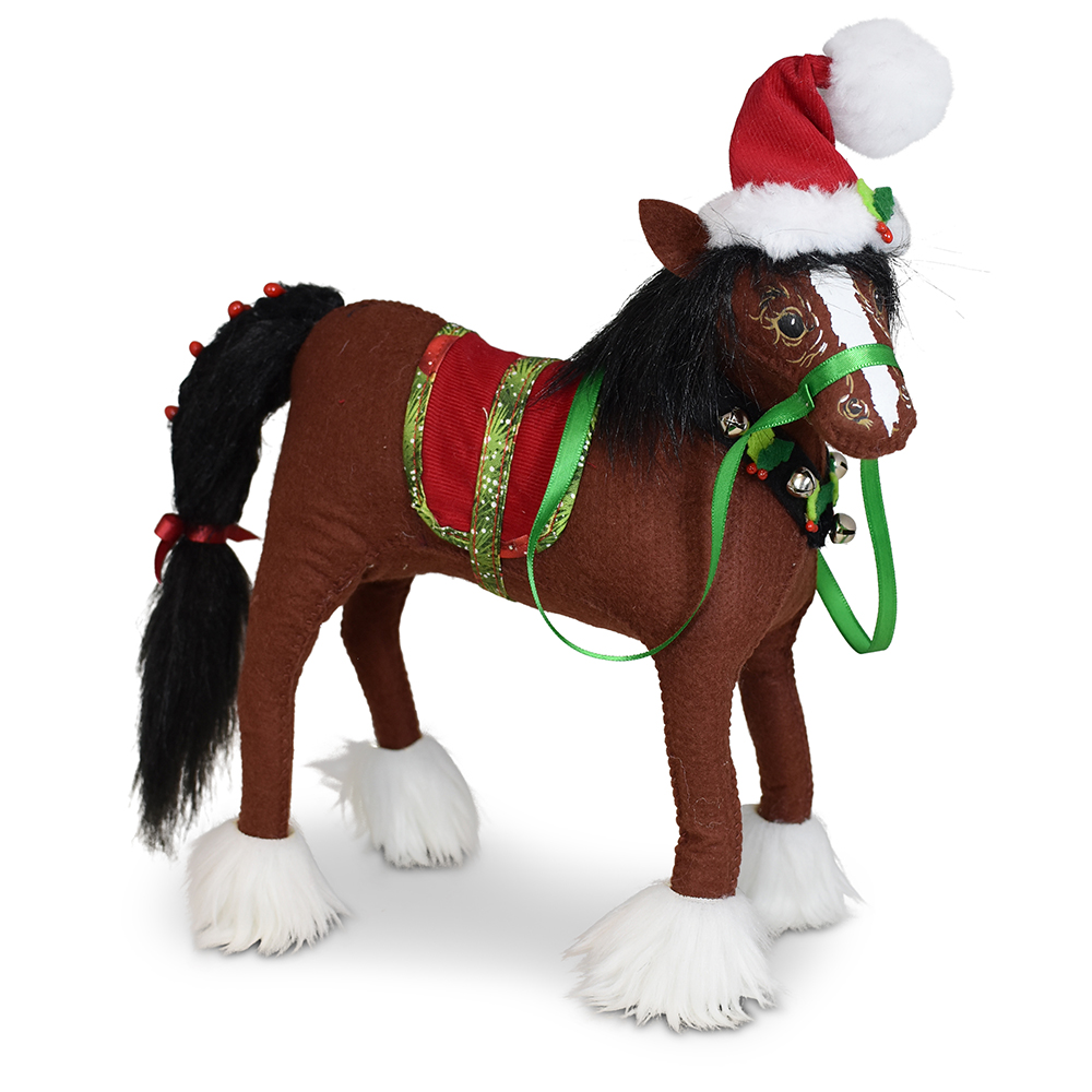 760924 10in Yuletide Clydesdale
