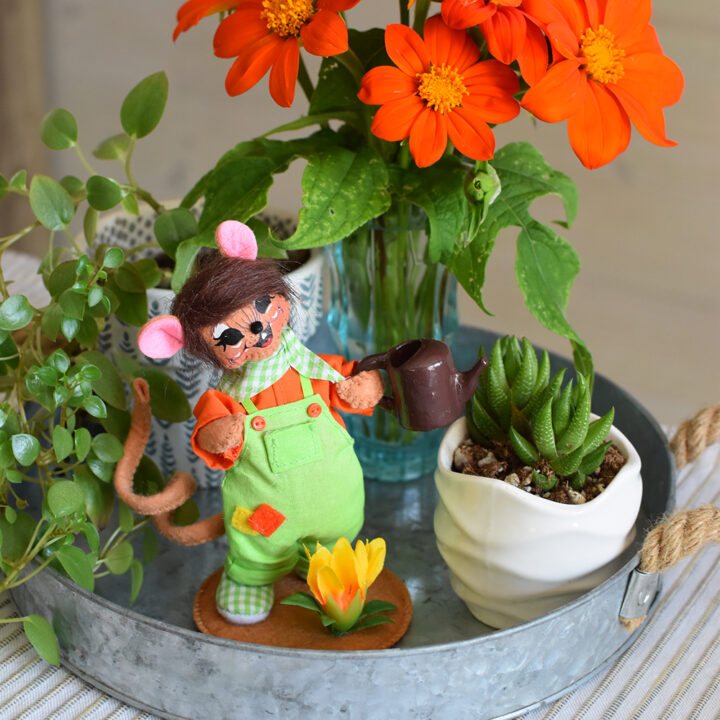 5in Flower Garden Mouse