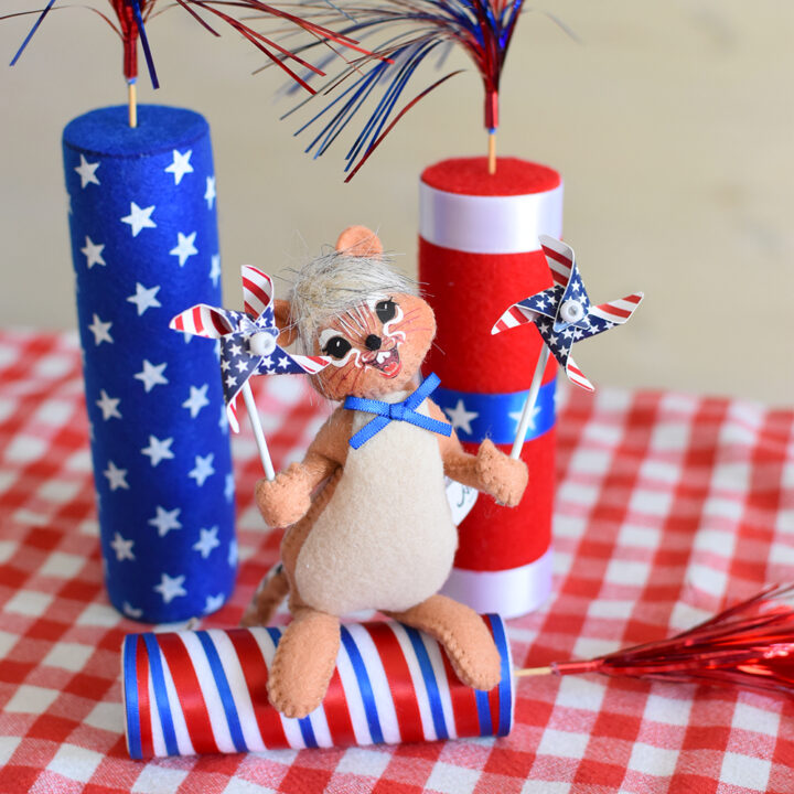 6in Patriotic Chipmunk