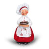 410125 9in Candy Cane Lane Mrs Santa