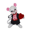 110726 6in Love Mouse with Heart
