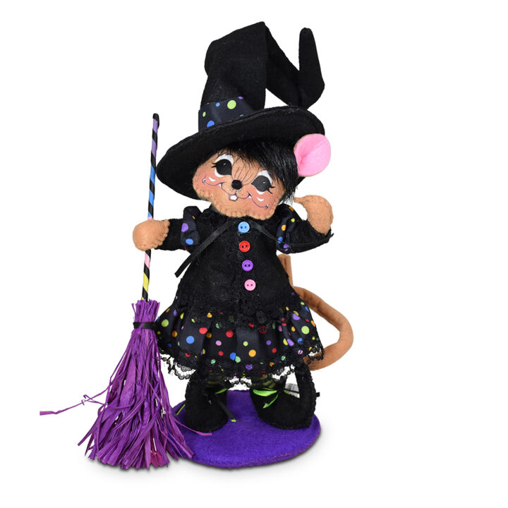 310926 6in Hocus Polka Witch Mouse