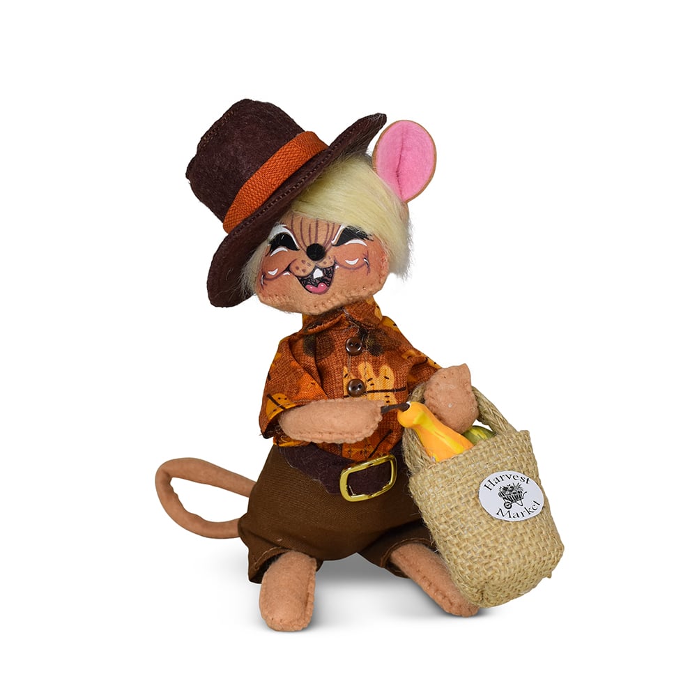 361126 6in Harvest Market Boy Mouse