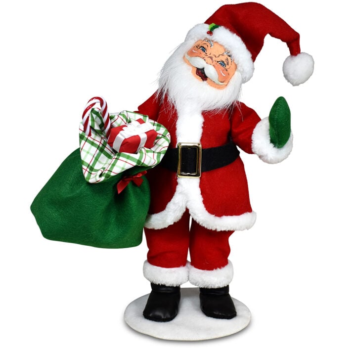 410926 15in Wrapped with Love Santa