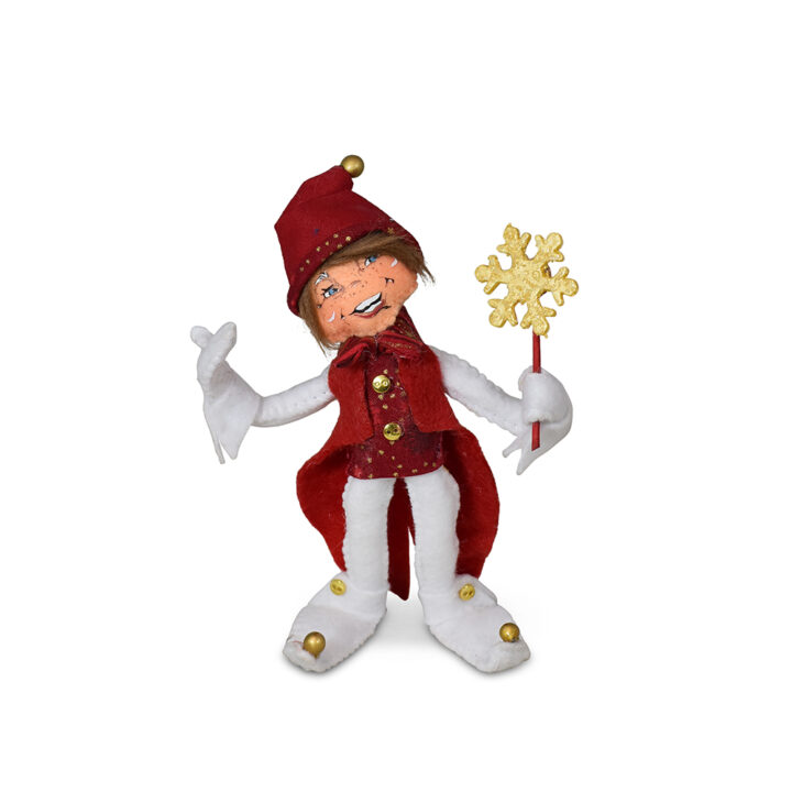 510026 5in Crimson & Gold Elf