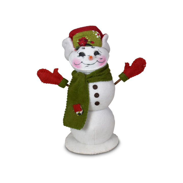 550026 7in Winter Blooms Snowman