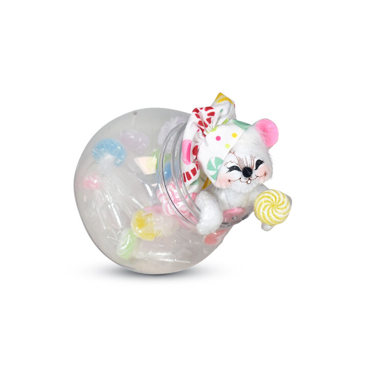 610226 3in Sugarplum Candy Jar Mouse