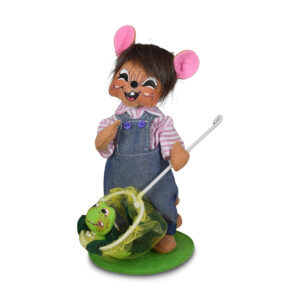 7in Spring Boy Mouse with Frog