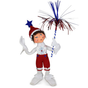 9in Fireworks Elf - Red