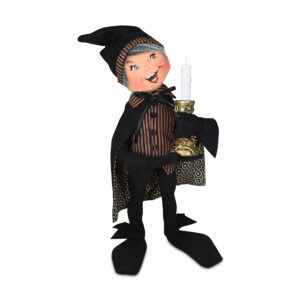 12in Haunted Elf with Candle