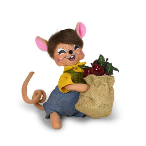 6in Mouse with Apple Sack