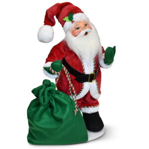 20in Snowy Day Santa