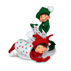 5in Naughty Wrapped Up Elves