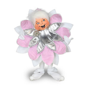 9in Dreamy Poinsettia Elf