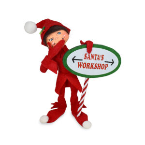 9in Naughty Santa's Workshop Elf