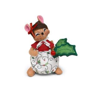 5in Holly Jolly Girl Mouse