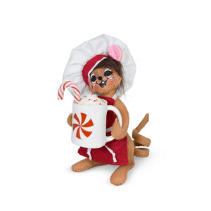 5in Candy Cane Cocoa Mouse