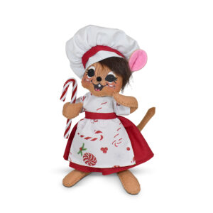 6in Candy Cane Lane Girl Mouse