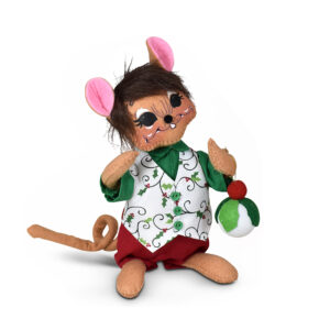 6in Holly Jolly Boy Mouse