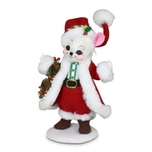 6in Snowy Day Santa Mouse