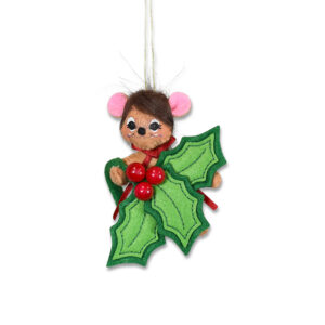 3in Holly Jolly Mouse