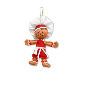 5in Candy Cane Gingerbread